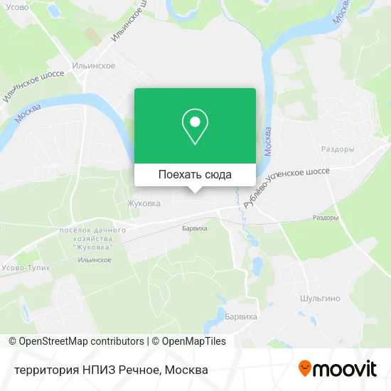 Карта территория НПИЗ Речное