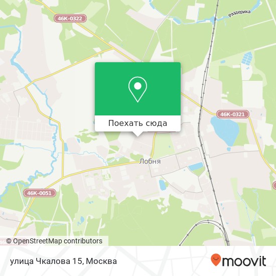 Карта улица Чкалова 15