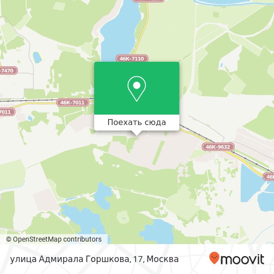 Карта улица Адмирала Горшкова, 17