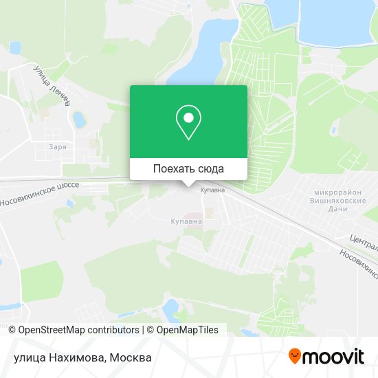 Карта улица Нахимова