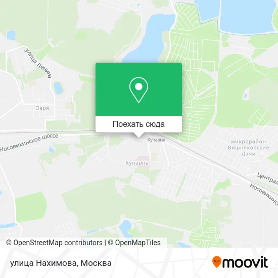 Карта улица Нахимова