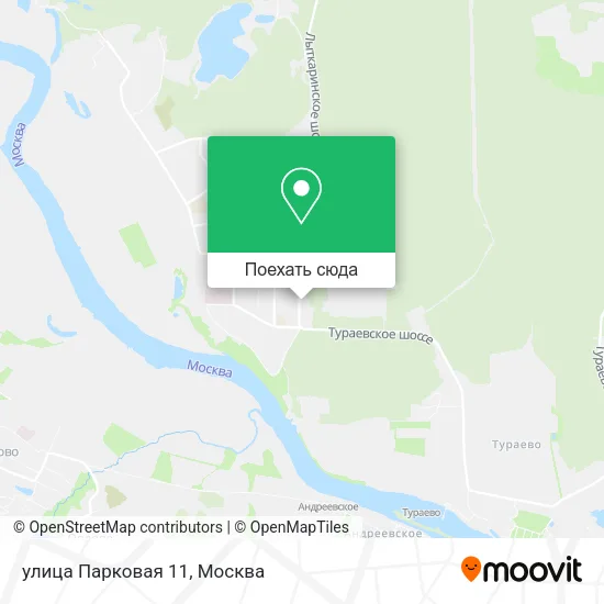 Карта улица Парковая 11