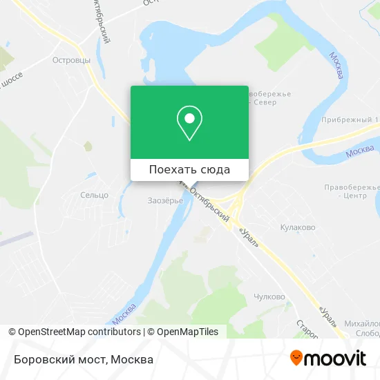 Карта Боровский мост