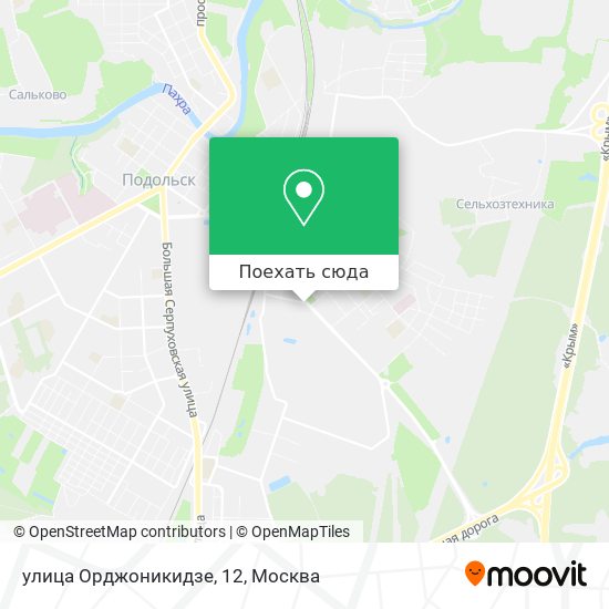 Карта улица Орджоникидзе, 12