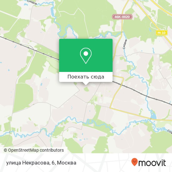 Карта улица Некрасова, 6
