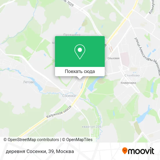 Карта деревня Сосенки, 39