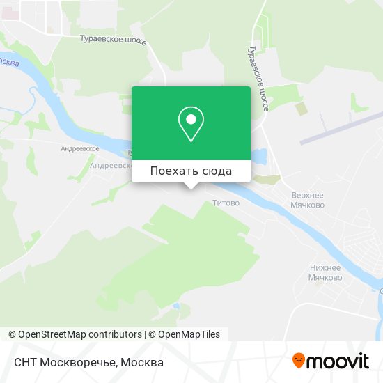 Карта СНТ Москворечье