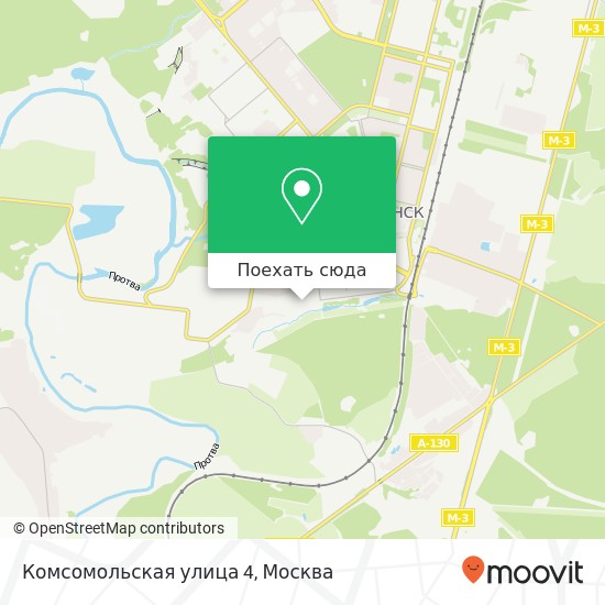 Карта Комсомольская улица 4