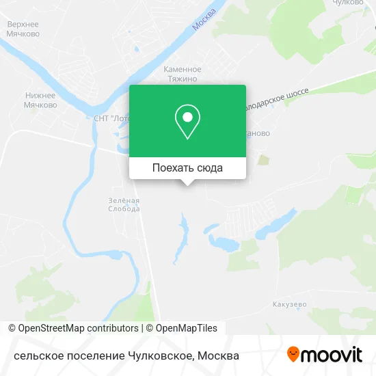 Карта сельское поселение Чулковское