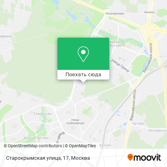 Карта Старокрымская улица, 17
