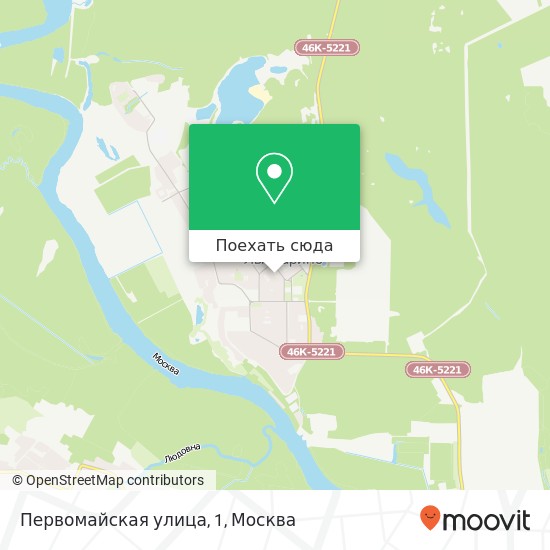 Карта Первомайская улица, 1