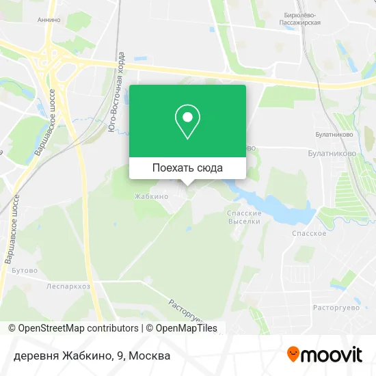Карта деревня Жабкино, 9