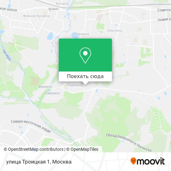 Карта улица Троицкая 1