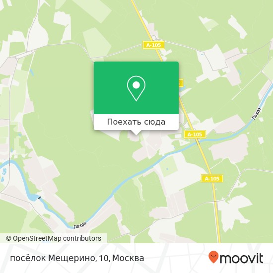Карта посёлок Мещерино, 10