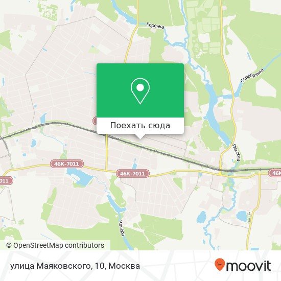 Карта улица Маяковского, 10