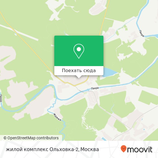 Карта жилой комплекс Ольховка-2