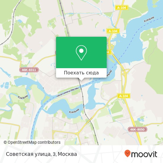 Карта Советская улица, 3