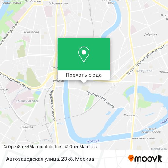 Карта Автозаводская улица, 23к8