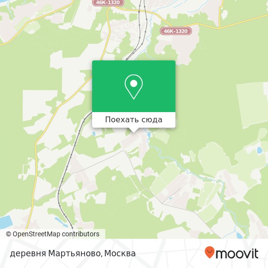 Карта деревня Мартьяново