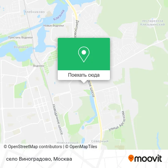 Карта село Виноградово