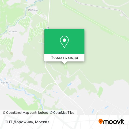 Карта СНТ Дорожник