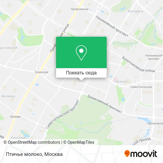 Карта Птичье молоко