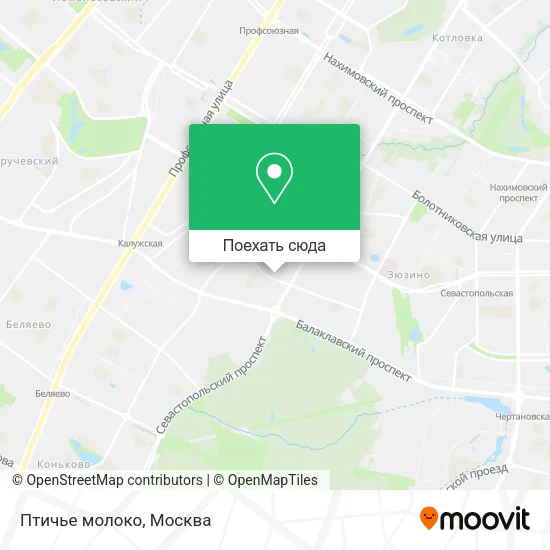 Карта Птичье молоко