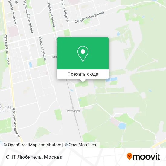 Карта СНТ Любитель