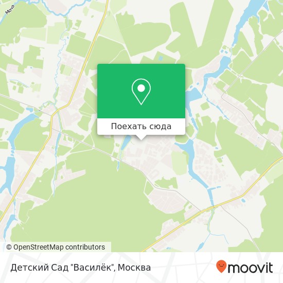 Карта Детский Сад "Василёк"