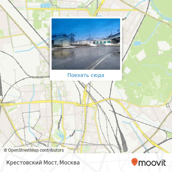 Карта Крестовский Мост