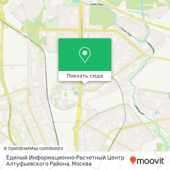 Карта Единый Информационно-Расчетный Центр Алтуфьевского Района