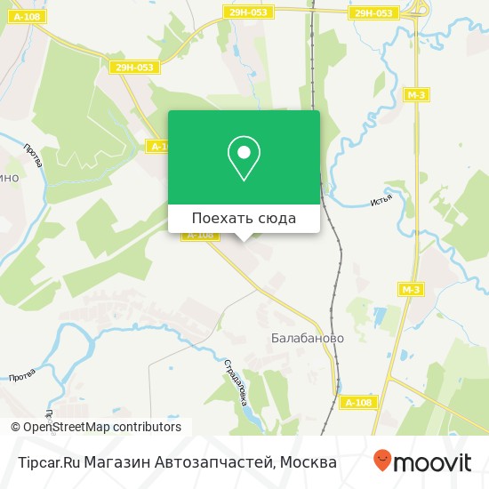 Карта Tipcar.Ru Магазин Автозапчастей
