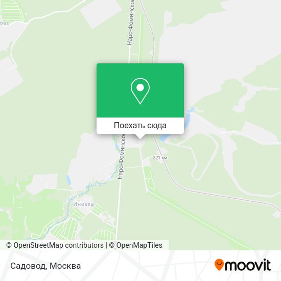 Карта Садовод