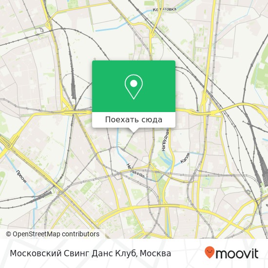 Карта Московский Свинг Данс Клуб