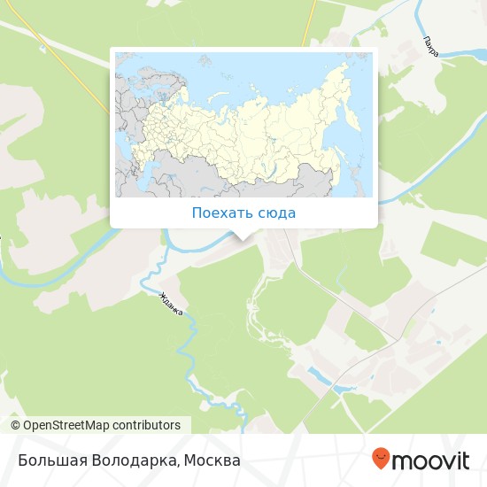 Карта Большая Володарка