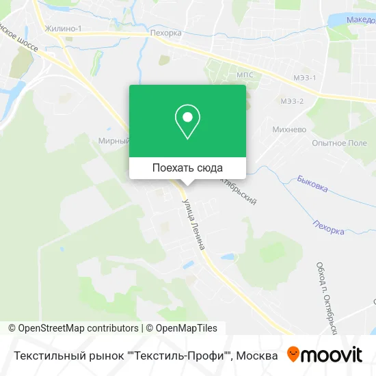 Карта Текстильный рынок ""Текстиль-Профи""