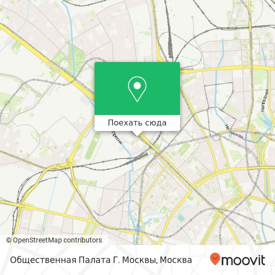 Карта Общественная Палата Г. Москвы