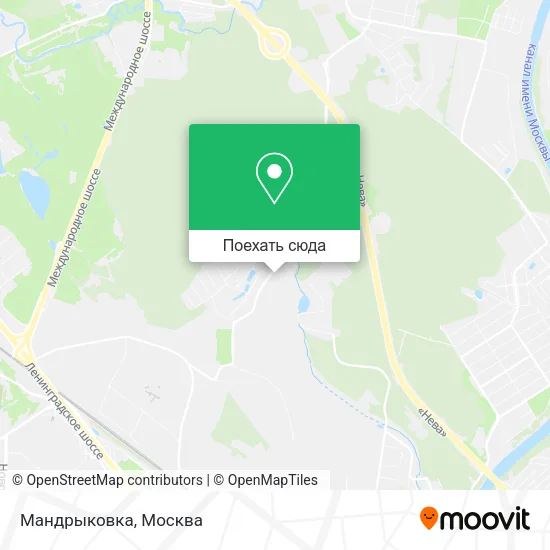 Карта Мандрыковка