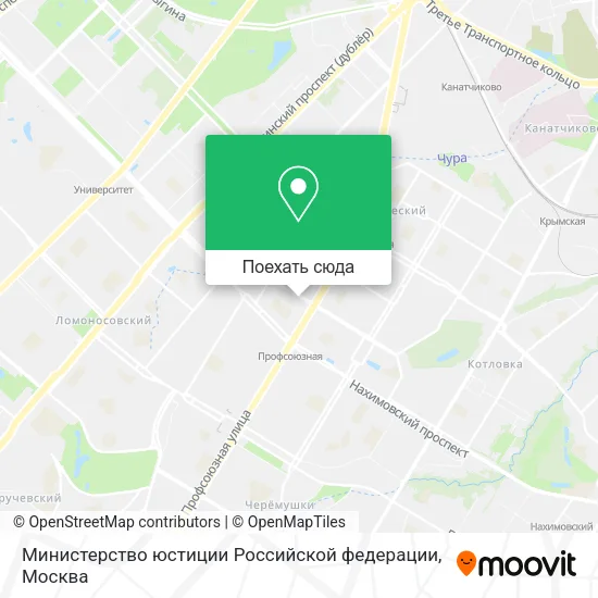 Карта Министерство юстиции Российской федерации