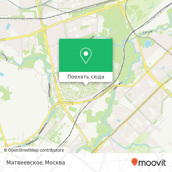 Карта Матвеевское