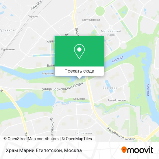 Карта Храм Марии Египетской