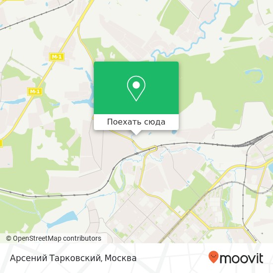 Карта Арсений Тарковский