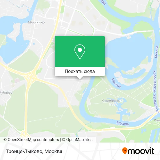 Карта Троице-Лыково