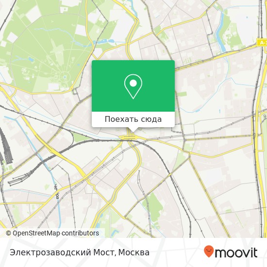 Карта Электрозаводский Мост