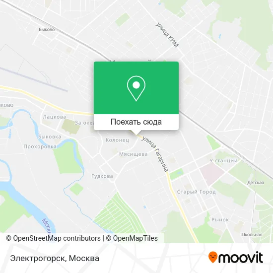 Карта Электрогорск