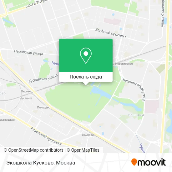 Карта Экошкола Кусково