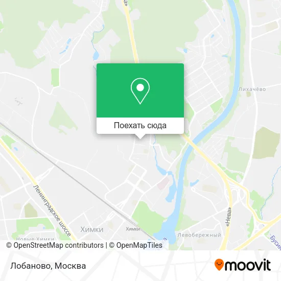 Карта Лобаново