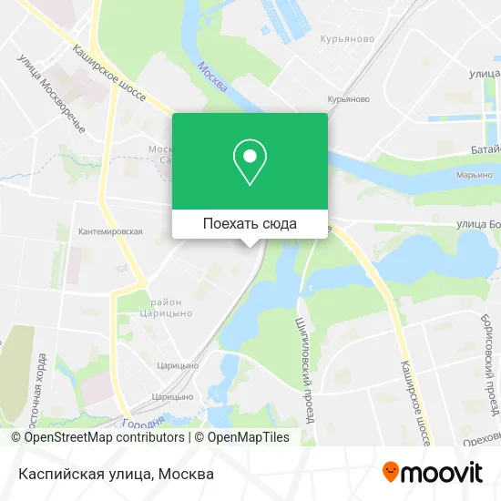 Карта Каспийская улица