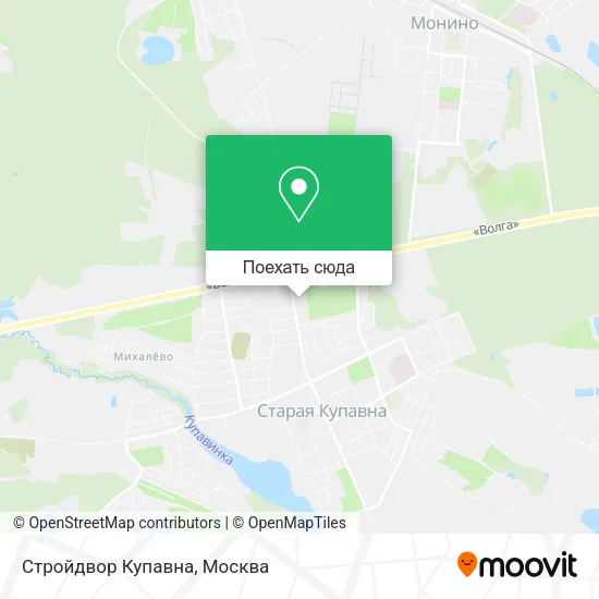 Карта Стройдвор Купавна