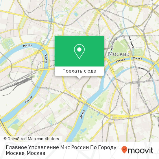 Карта Главное Управление Мчс России По Городу Москве